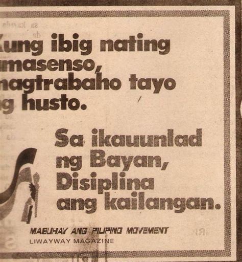 sa ikauunlad ng bayan disiplina ang kailangan|sa ikauunlad ng bayan, disiplina ang kailangan. .